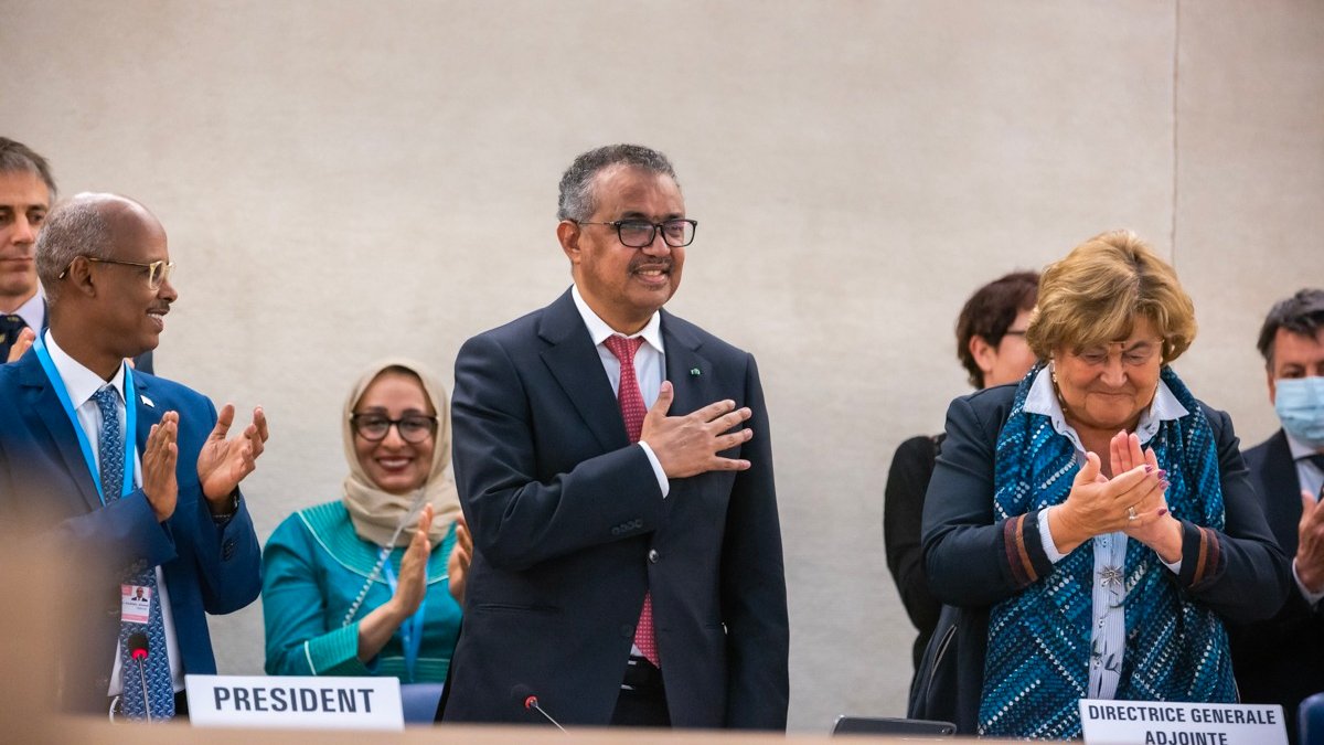 Reeligen a Tedros Adhanom Ghebreyesus como director general de la OMS
