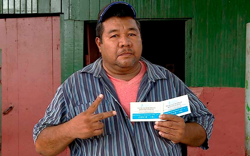 Vacunan contra Covid a pobladores del barrio Enrique Gutiérrez