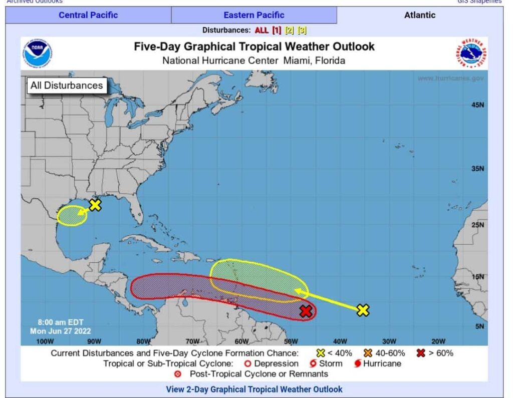 Nicaragua vigila trayectoria del fenómeno que podría convertirse en huracán