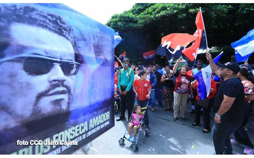 Capitalinos celebran el legado de Carlos Fonseca Amador