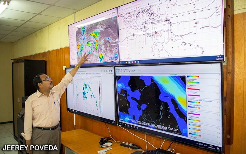 Lluvias ligeras y moderadas estarán presentes en todo el territorio nacional, durante esta informó Ineter