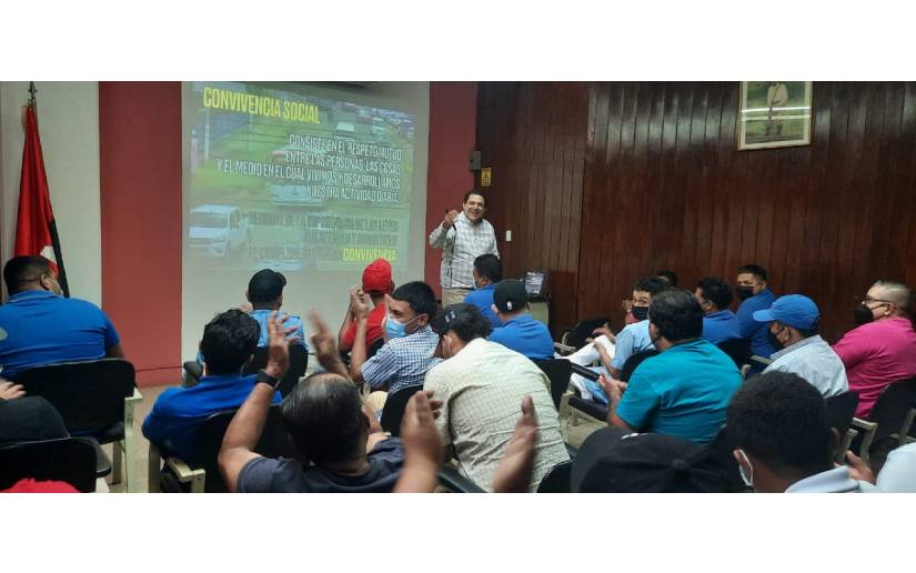 Conductores de 9 cooperativas son capacitados por Irtramma en Managua