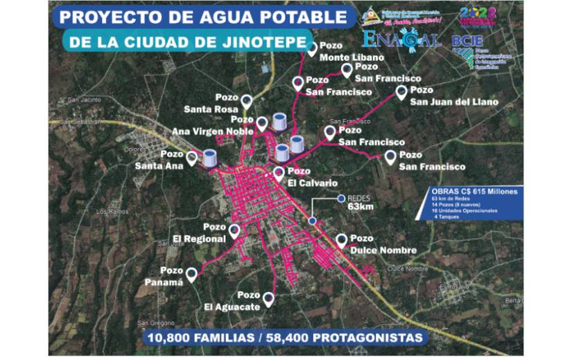 Entregan sitio para ejecución de proyecto de agua potable en Jinotepe