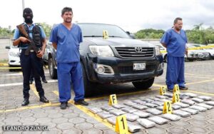 Policía incauta cocaína valorada en 1 millón 66 mil 825 dólares en Boaco