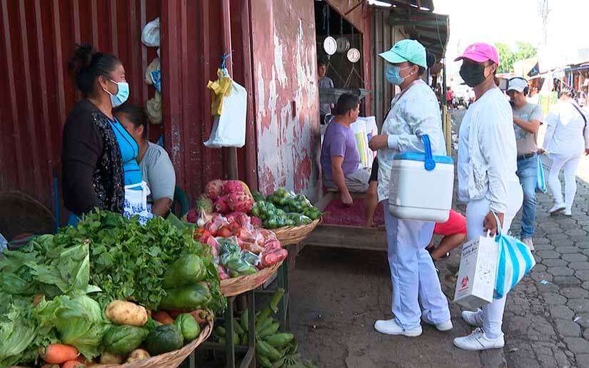 Minsa realiza vacunación contra el Coronavirus en Tipitapa