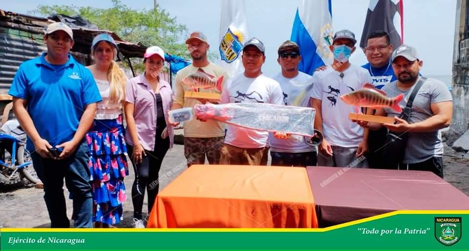 Ejército resguarda campeonato de pesca en Chinandega