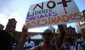 Colombia registra 26 líderes sociales asesinados en lo que va del año