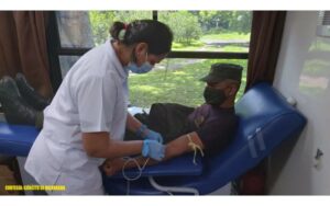 Fuerza Aérea participa en jornada de donación de sangre