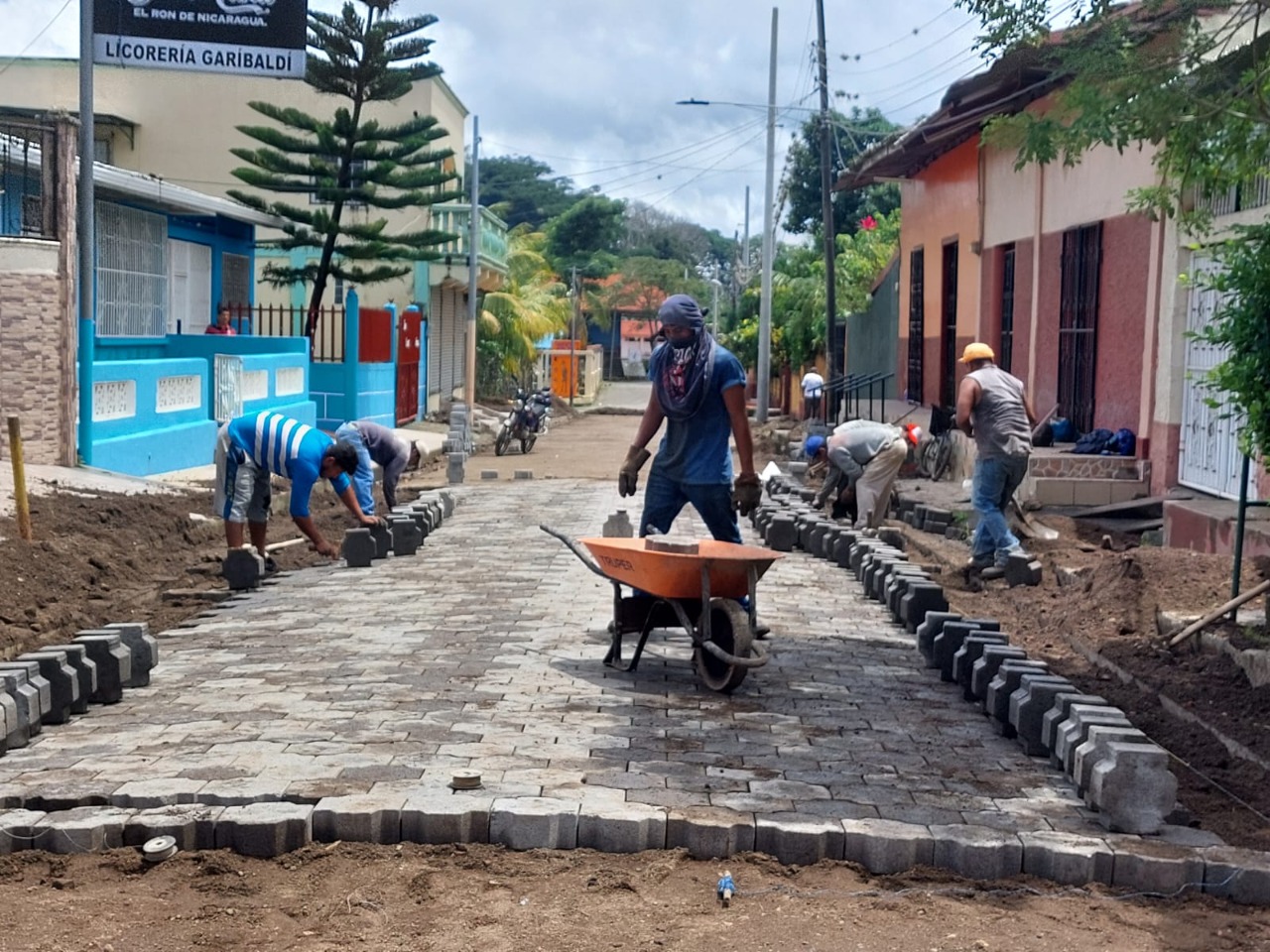 Alcaldía de Niquinohomo adoquina nuevas calles