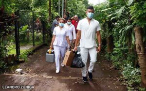 Familias de Ticuantepe son vacunadas contra el Coronavirus