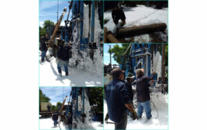 70% de avance lleva la construcción de un pozo en Ciudad Sandino