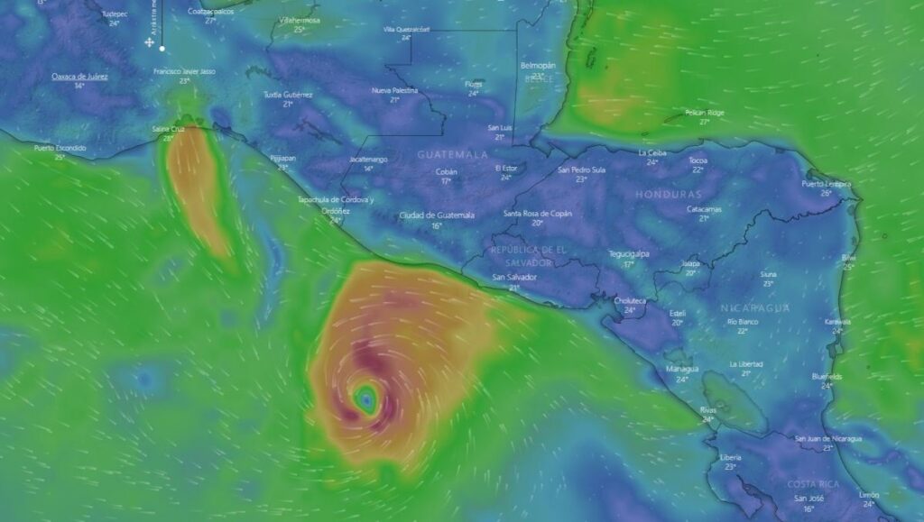 Guatemala en alerta por Bonnie: Conred activa protocolos ante llegada e impacto de la tormenta tropical en el país