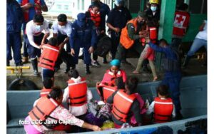 Trasladan a más familias de Monkey Point hacia albergues de Bluefields