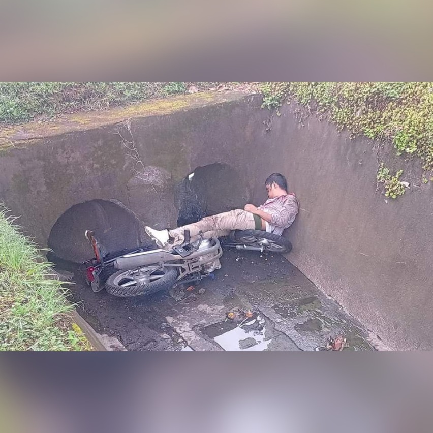 Motorizado perece tras precipitarse en una alcantarilla en Ticuantepe