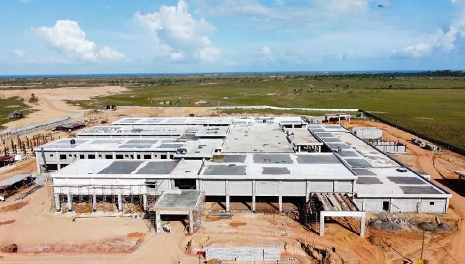 Mas del 50% de avance lleva la construcción del Hospital Nuevo Amanecer