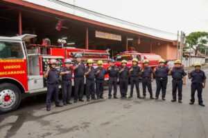Dos camiones de bomberos son enviados a la estación de San Jorge, Rivas