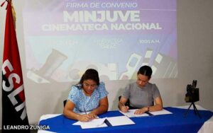 Minjuve y Cinemateca firman convenio para fortalecer el arte y dinamismo en los jóvenes
