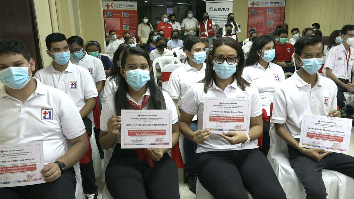 Cruz Roja Nicaragüense cuenta con nuevos socorristas en servicio del pueblo