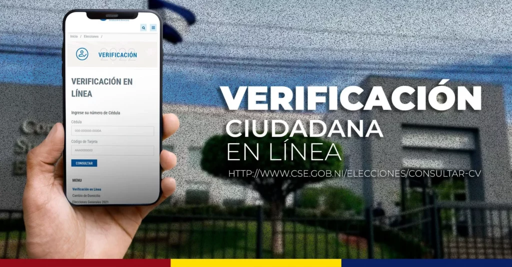 Nicaragüenses podrán verificarse desde cualquier dispositivo con acceso a internet
