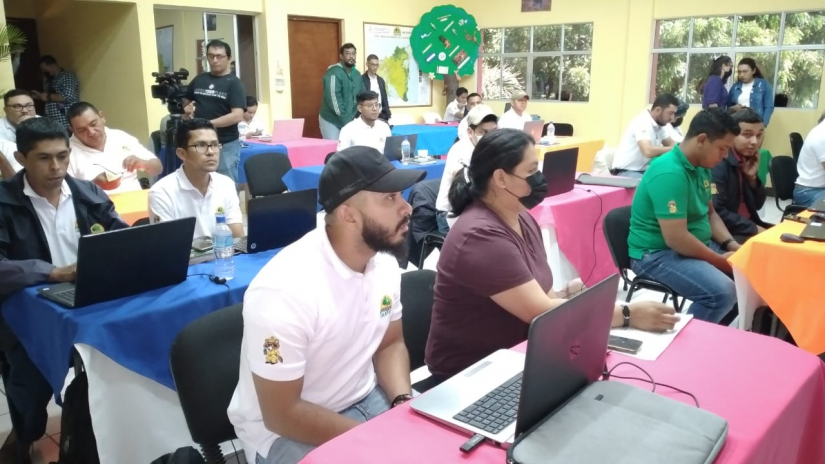 Inafor capacita en el uso de nueva herramienta tecnológica para afrontar incidencias forestales