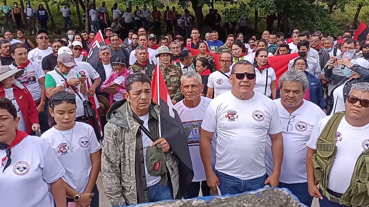 Militancia sandinista rinde homenaje a los Héroes y Mártires de Cuapa