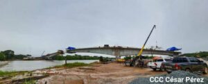 Avanza un 87.5% la construcción del puente Wawa Boom en la Costa Caribe Norte