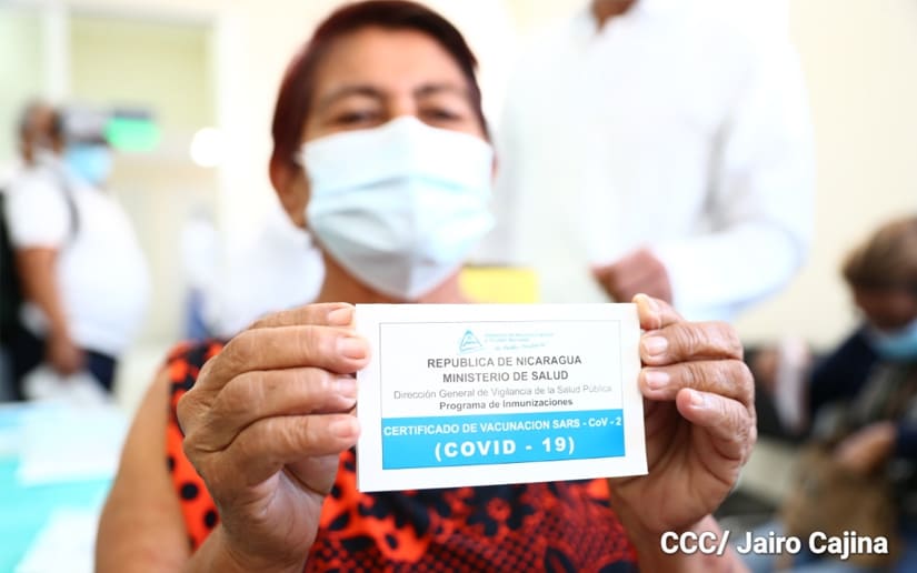 Brigadistas continúan vacunando contra el Coronavirus en Managua