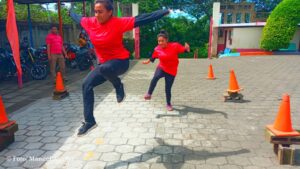 Alumnos del Instituto Técnico de Diriamba participan en actividades recreativas