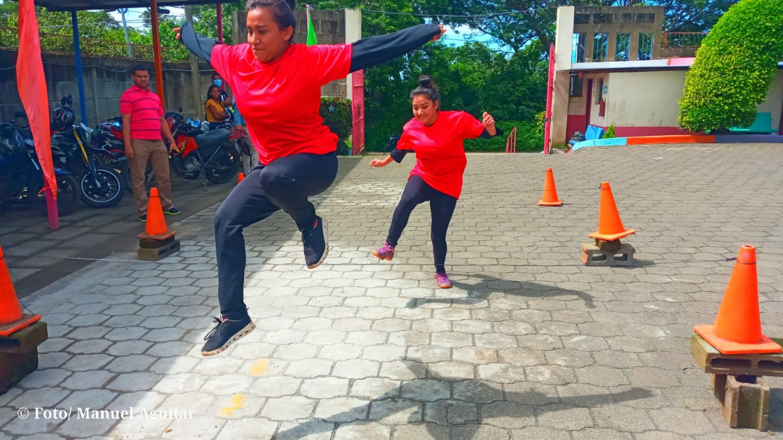 Alumnos del Instituto Técnico de Diriamba participan en actividades recreativas