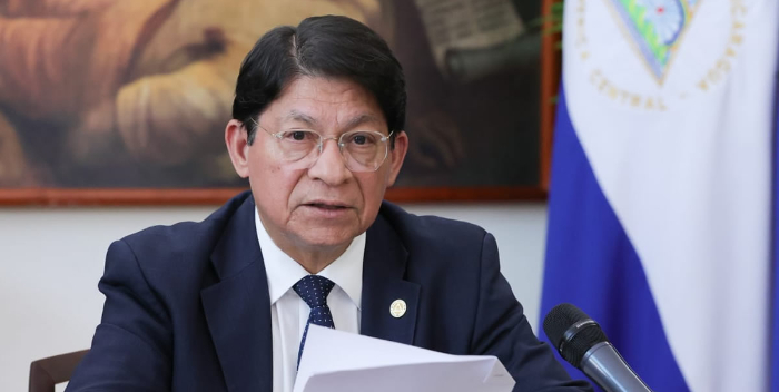 Denis Moncada Colindres Ministro de Relaciones Exteriores Gobierno de Reconciliación y Unidad Nacional República de Nicaragua
