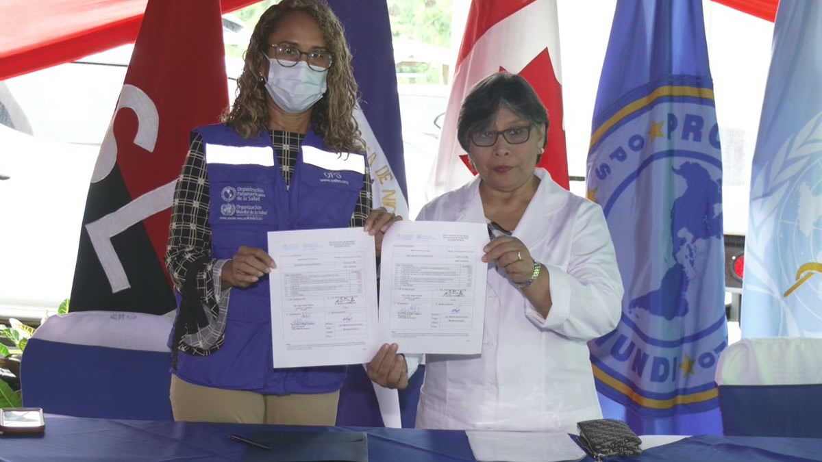 Nicaragua recibe equipos de protección contra el Covid-19