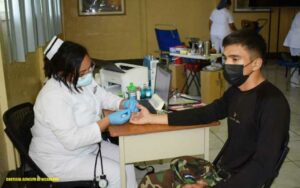 80 militares participan en jornada de donación de sangre