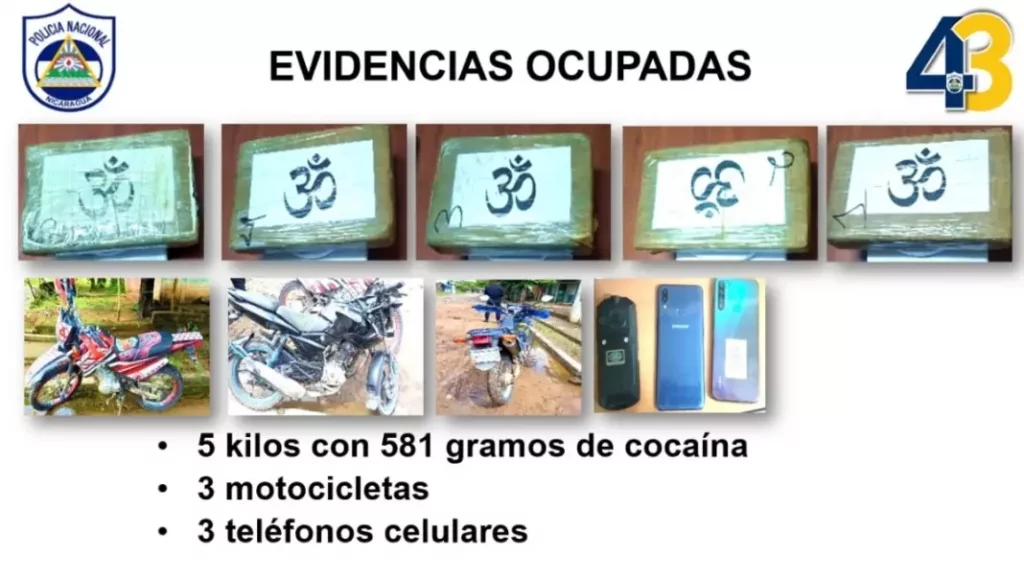 Policía incauta cocaína valorada en más de 139 mil dólares en Chinandega