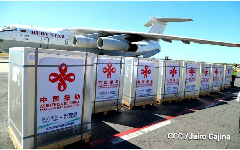 China donará 2 millones de vacunas anticovid a Nicaragua