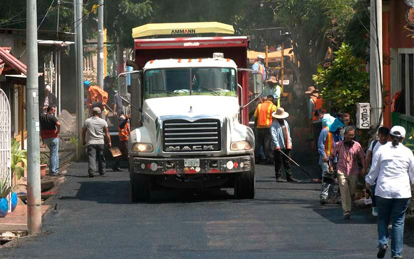 Comuna Capitalina avanza con el Programa Calles para el Pueblo