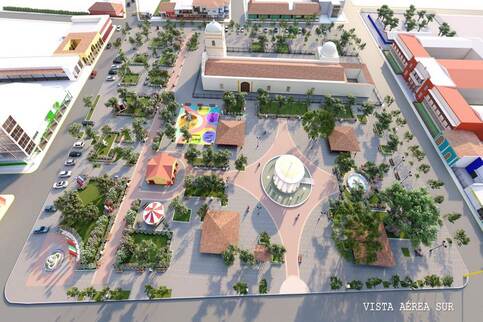 Parque central de Masaya será inaugurado en Octubre