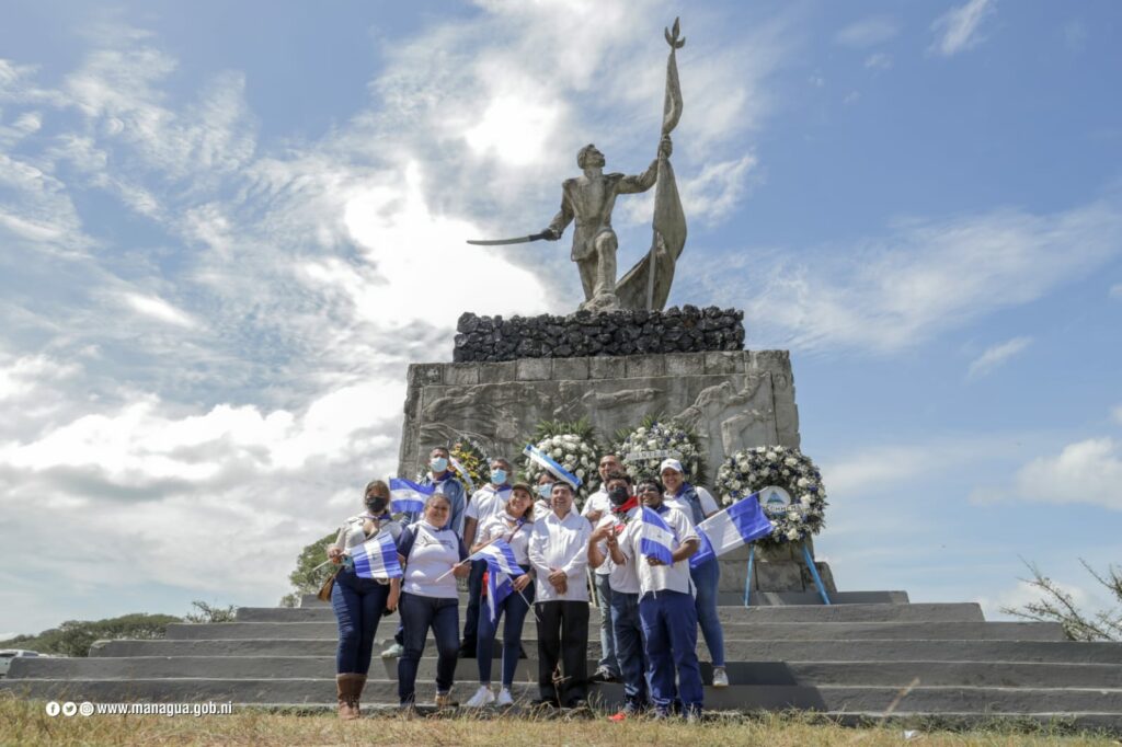 Alcaldía de Managua rinde homenaje a los héroes patrios de Nicaragua