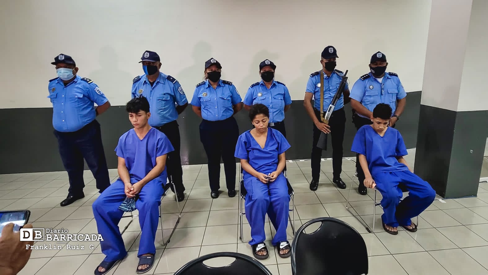 Presentan en los Juzgados de Managua a los autores del asesinato de dos infantes en Ciudad Belén