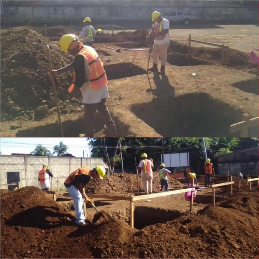 Enacal avanza en la construcción de un centro de atención en Chichigalpa