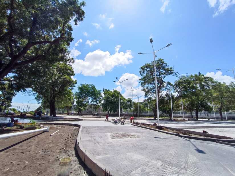 62 % de avance tiene la construcción de la primera etapa del Parque Las Piedrecitas