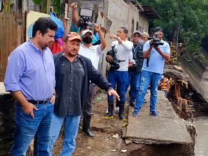 Alcaldía asiste daños que dejo la Tormenta Julia en los barrios de Managua