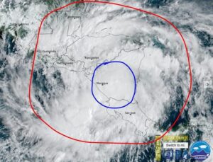 Foto galería de las incidencias de la tormenta tropical Julia en su paso por Nicaragua