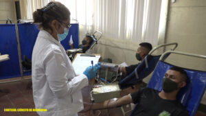 147 militares participan en la jornada voluntaria de donación de sangre