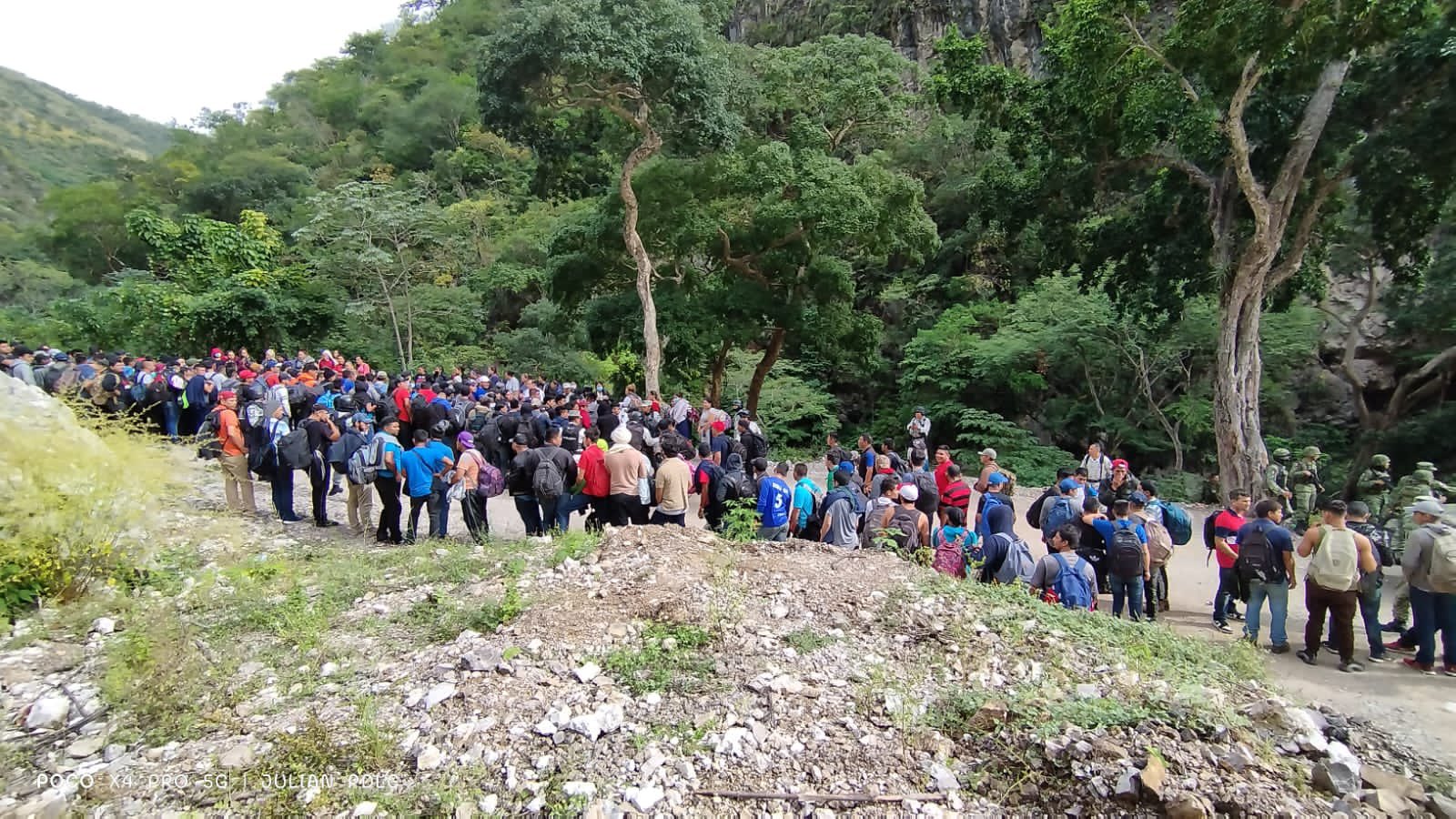 Mexico: Rescatan a más de 350 migrantes abandonados en un campamento clandestino