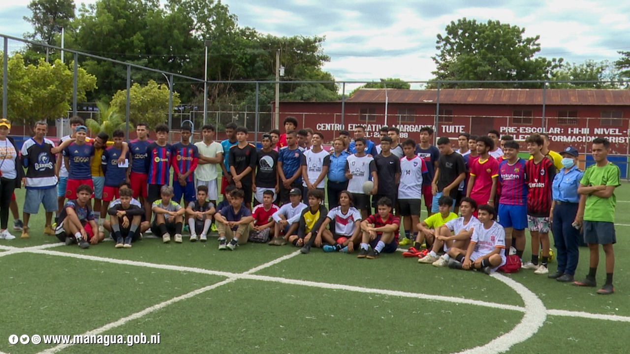 50 mil jóvenes participaron en fútbol sala de Juegos Juveniles de la Alcaldía de Managua