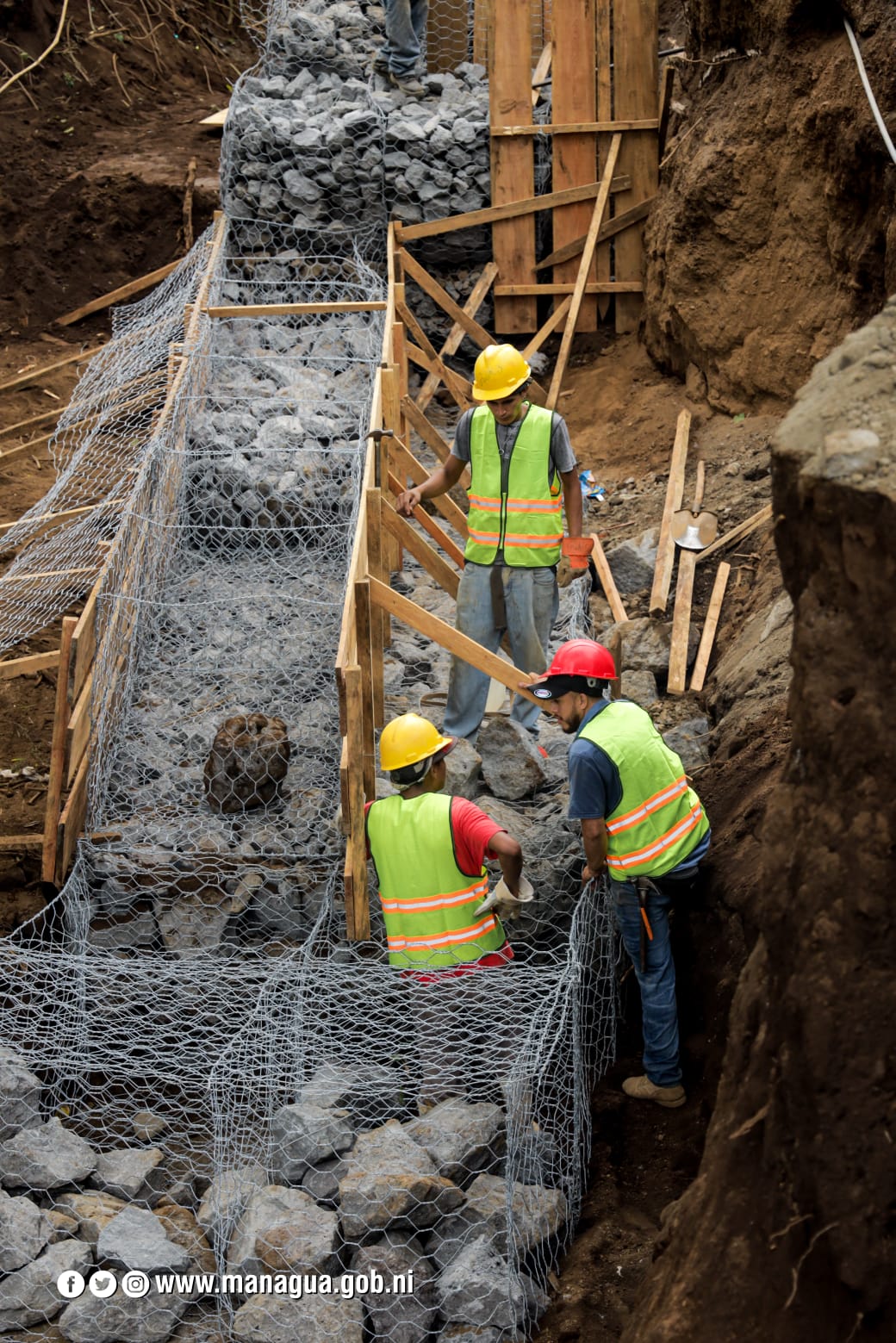 Alcaldía de Managua sigue ejecutando obras de mitigación