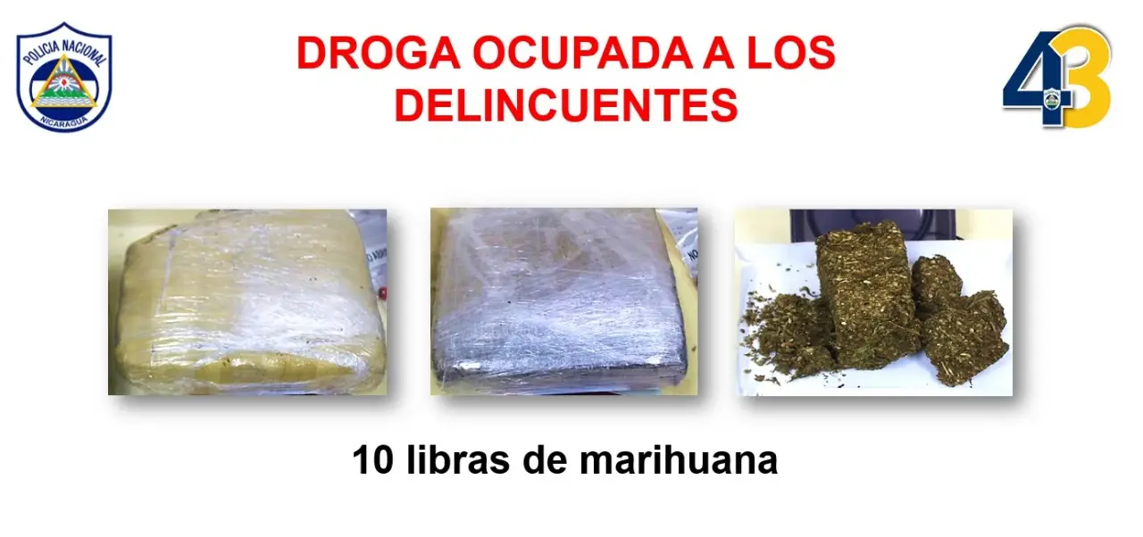 Policía Nacional incauta cocaína valorada en $238.700