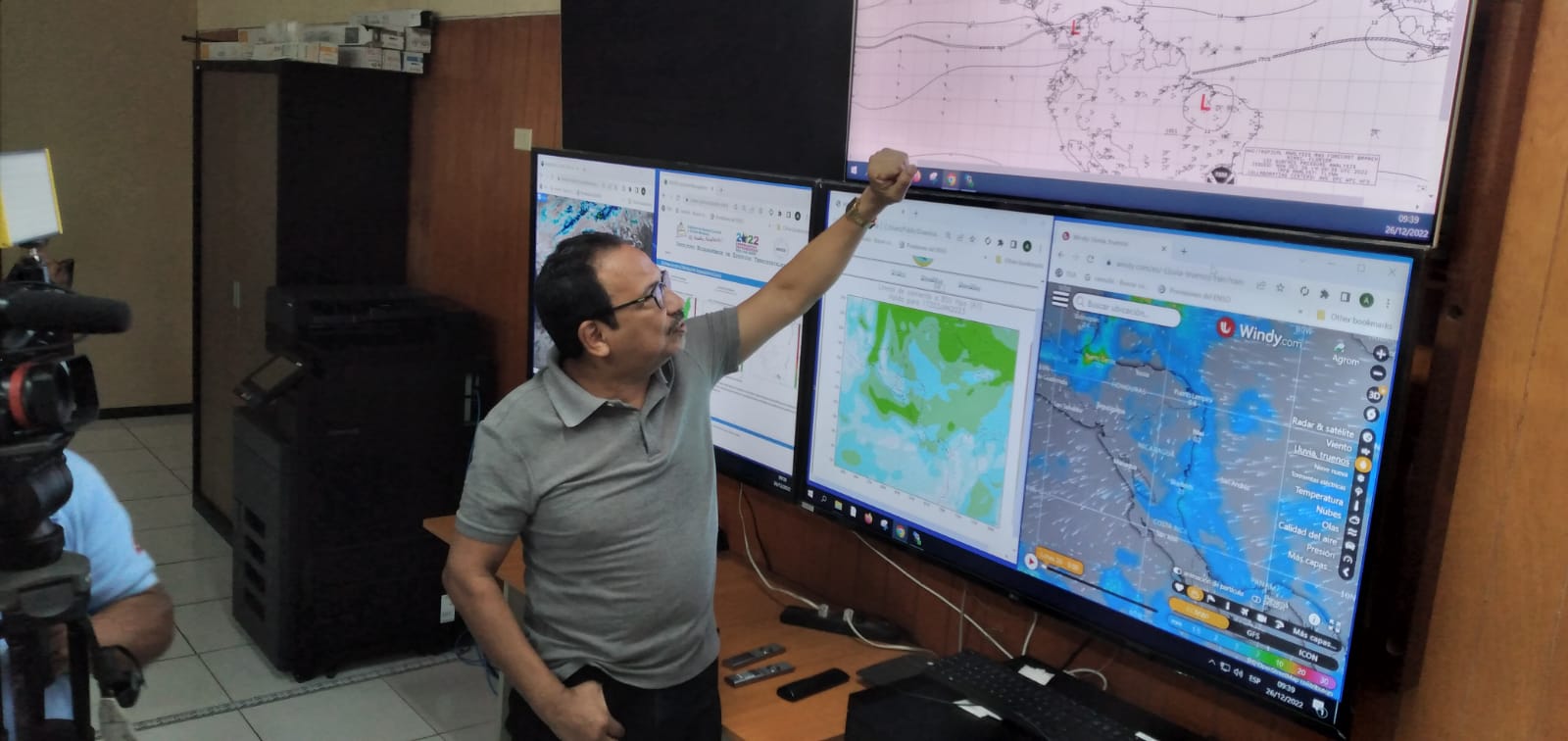 Frente frío se aproxima desde el norte de Honduras