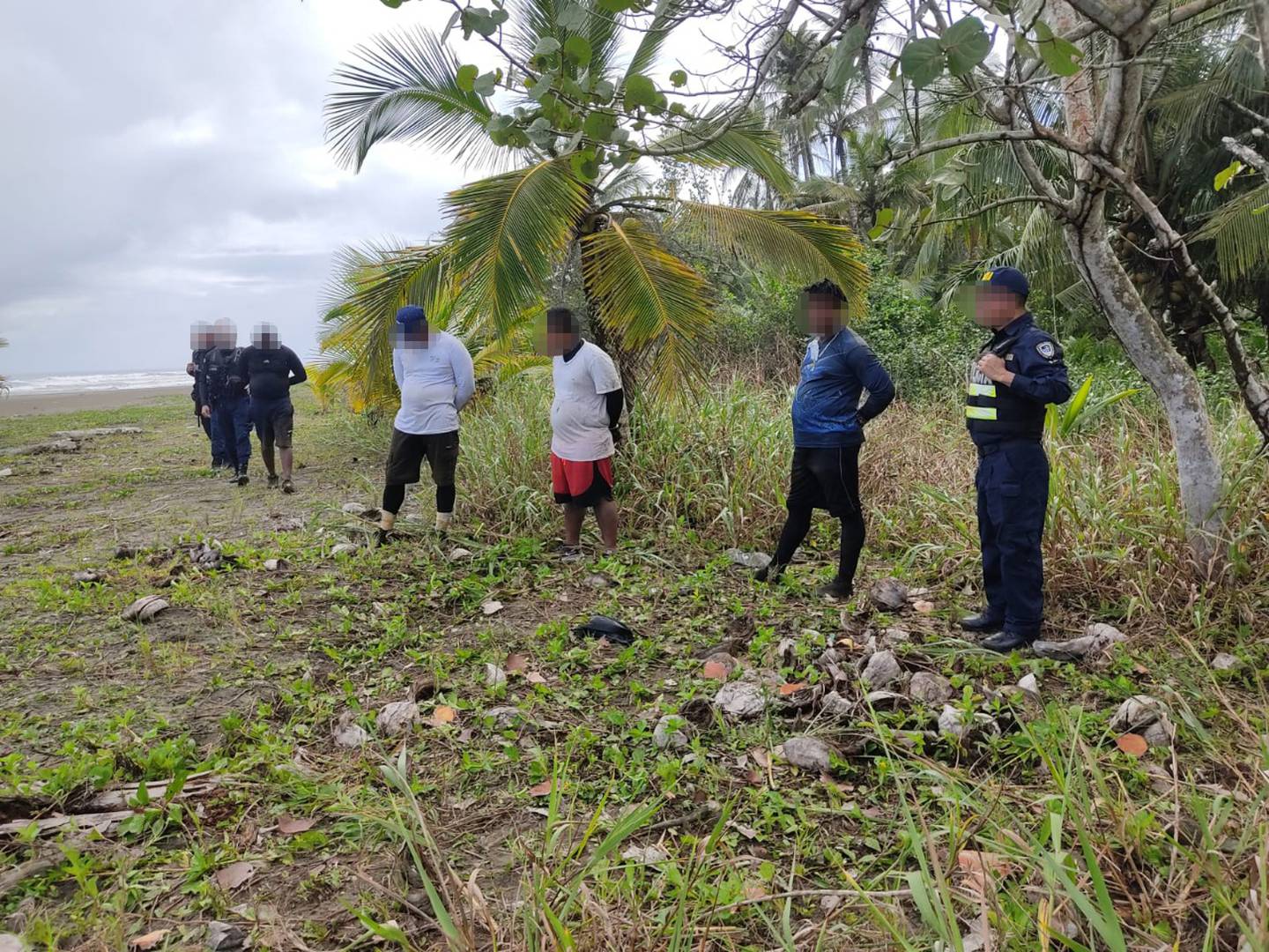 Cuatro nicaragüenses detenidos por narcotráfico en Costa Rica