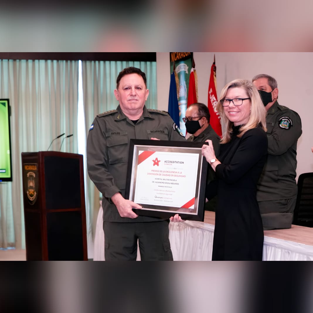 Hospital Militar recibe máximo reconocimiento “Acreditación Diamante” por excelente atención a pacientes